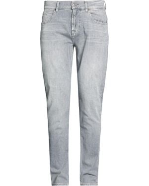 7 For All Mankind Jeans Cotton, Elastomultiester, Elastane - Grey