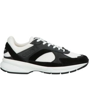 Celine Trainers Calfskin, Textile Fibres - Black