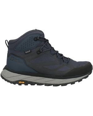 Jack Wolfskin Ankle Boots Leather, Textile Fibres - Blue