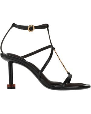Jacquemus Sandals Textile Fibres - Black