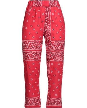 Rose' A Pois Pantalon - Rouge