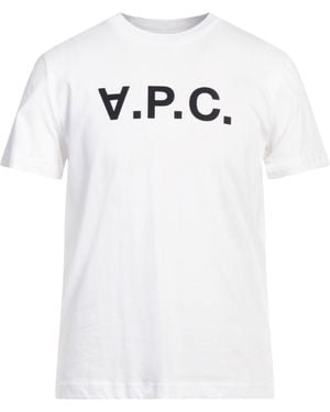 A.P.C. Camiseta - Blanco