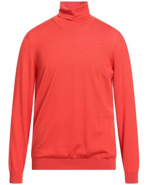 BOSS Rollkragenpullover - Rot
