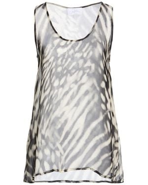 Soallure Top Viscose, Silk - Gray