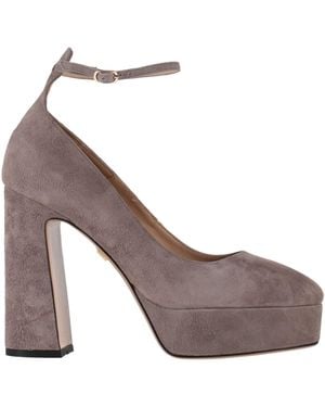 Lola Cruz Court Shoes - Grey