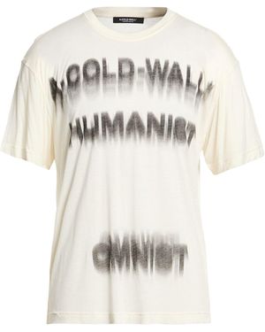 A_COLD_WALL* Cream T-Shirt Viscose, Silk, Linen - White