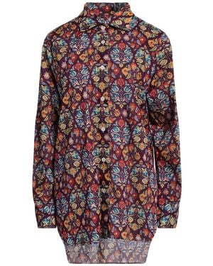 Massimo Alba Mauve Shirt Cotton - Purple