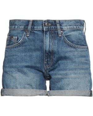 Pepe Jeans Denim Shorts Cotton - Blue