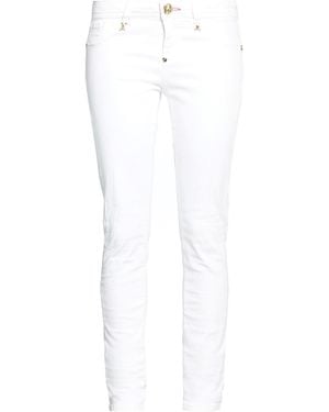 Philipp Plein Jeans Cotton, Elastane - White