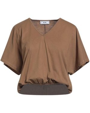 Jijil Khaki T-Shirt Cotton - Brown