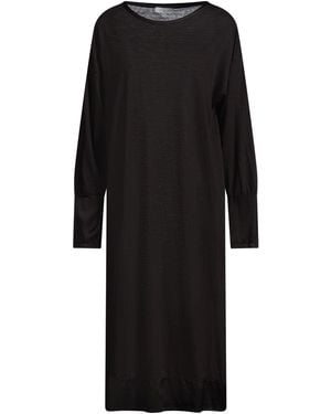 Crossley Midi Dress Virgin Wool, Silk, Elastane - Black