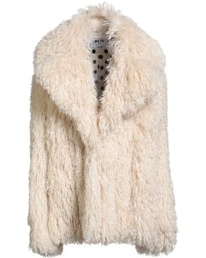 MSGM Shearling & Teddy - Natural