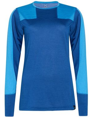 Haglöfs T-Shirt Polyester, Wool - Blue