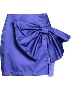 Gaelle Paris Mini Skirt Polyester - Blue