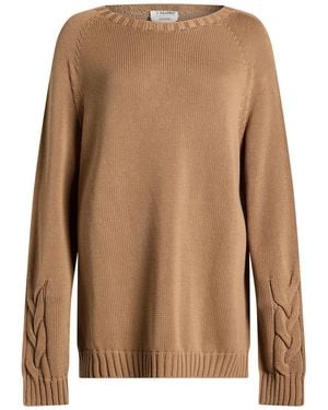 Max Mara Camel Sweater Cotton - Brown