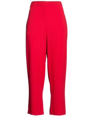Liviana Conti Trousers Acetate, Polyester - Red