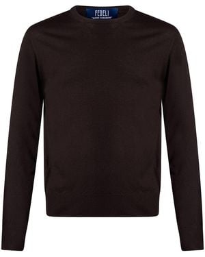 Fedeli Sweater Cashmere - Black