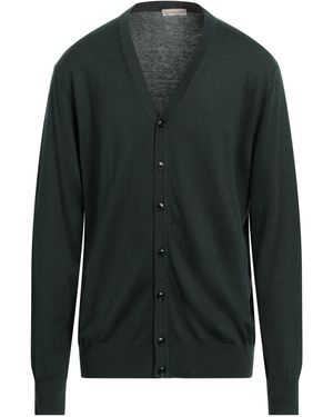 Cashmere Company Cardigan Wool, Cashmere, Silk, Nylon - Green