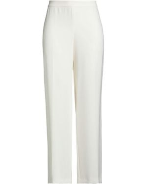 Maison Common Pants Triacetate, Polyester - White