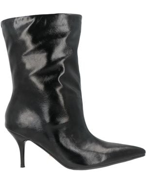 Twenty Four Haitch Ankle Boots Synthetic Material - Black