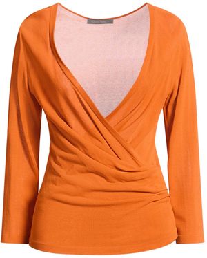 Alberta Ferretti Wrap Cardigans Viscose, Elastane - Orange