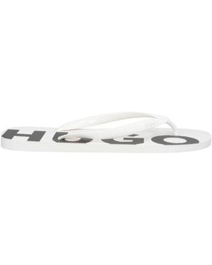 HUGO Thong Sandal Rubber - White