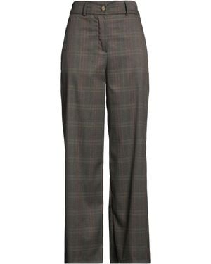 Kontatto Military Trousers Polyester, Viscose, Elastane - Grey