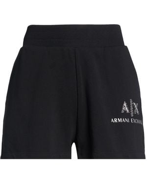 ARMANI EXCHANGE Shorts & Bermuda Shorts Organic Cotton - Black