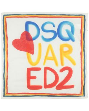 DSquared² Scarf Cotton - Blue