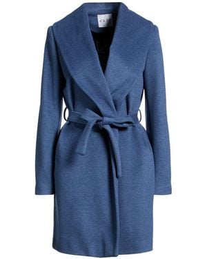 Exte Coat Polyester, Viscose, Elastic Fibres - Blue