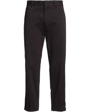 Paolo Pecora Trousers Cotton, Elastane - Black