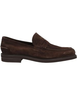 BERWICK  1707 Dark Loafers Leather - Brown