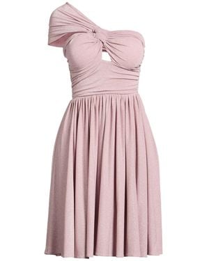 Kocca Mini Dress Viscose, Polyamide, Metallic Fibre, Elastane - Pink