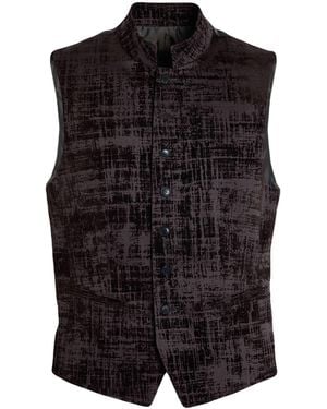 John Varvatos Gilet De Costume - Noir