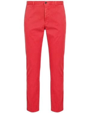 Incotex Slacks By Slowear Pants Cotton, Elastane - Red