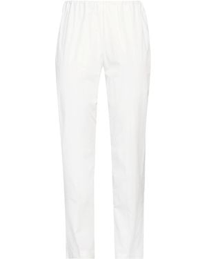 Le Tricot Perugia Pants Cotton, Elastane - White