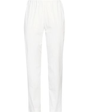 Le Tricot Perugia Trousers Cotton, Elastane - White