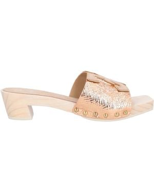 Fabi Sandals Leather - Natural
