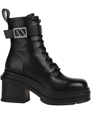 ARMANI EXCHANGE Ankle Boots - Black