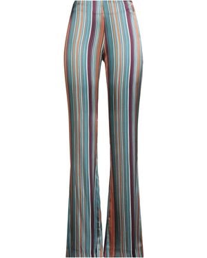 Momoní Trousers Silk, Elastane - Blue