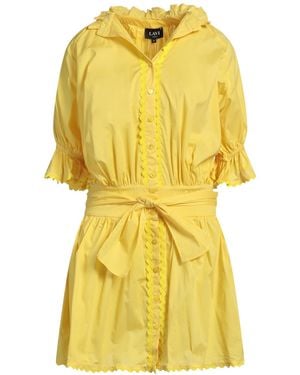 LAVI COUTURE Mini Dress Cotton - Yellow