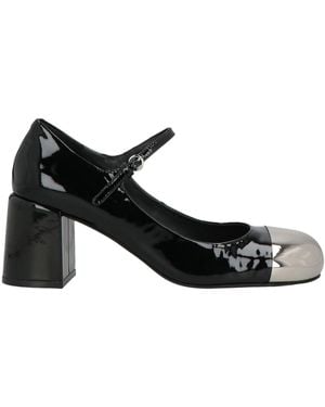Jeffrey Campbell Court Shoes Leather - Black