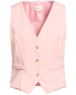 ViCOLO Tailored Vest Polyester, Viscose, Elastane - Pink