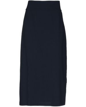 Labo.art Midnight Midi Skirt Cotton, Elastane - Blue