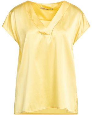 The Mercer N.Y. Top Silk, Elastane - Yellow