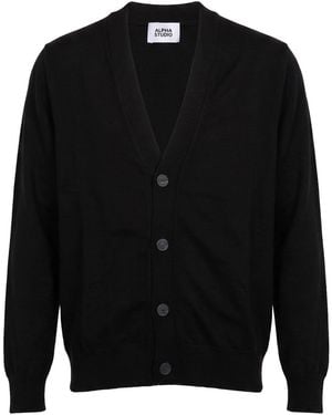 Alpha Studio Cardigan - Noir