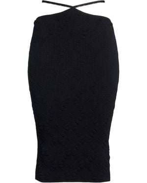 Elisabetta Franchi Midi Skirt - Black