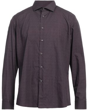 Alea Burgundy Shirt Cotton - Blue