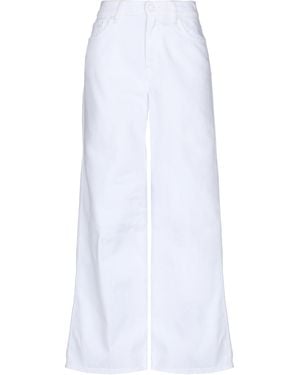 7 For All Mankind Jeans Cotton, Elastane - White