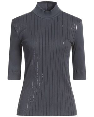 Brunello Cucinelli T-Shirt Cotton, Elastane - Blue
